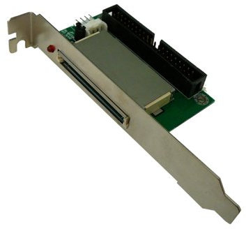 KALEA-INFORMATIQUE Adaptateur Compact Flash (CF) Mâle vers IDE 3,5 Pouces 40 Pins avec équerre. Support DMA UDMA