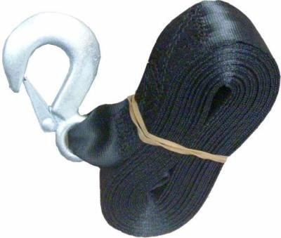 Black Trailer Winch Replacement Strap 2 x 20' and Safety Hook for Boat, Jet Ski and Wave Runner (Up to 5,000 lbs) by Custom Install Parts