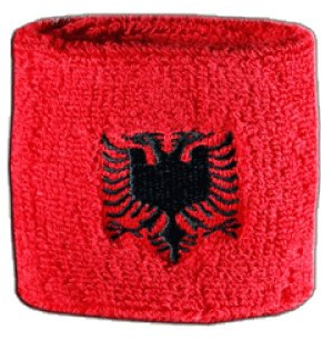 Flaggenfritze® Schweißband Albanien