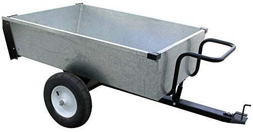 TURFMASTER-Remorque basculante en acier galvanisé-Capacité max 320 kg