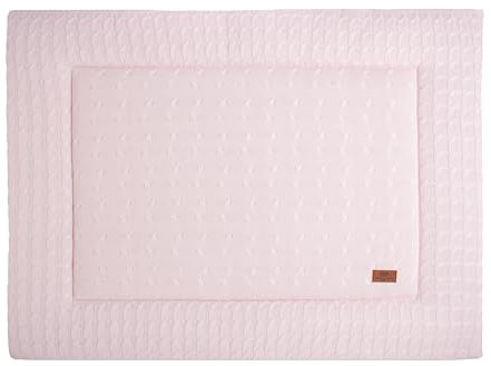 Baby's Only - Tapis de Parc Cable - Rose très Clair - 80x100 cm