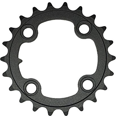 SunRace MX0 BCD 64 - Plato de aleación, Negro, 22T