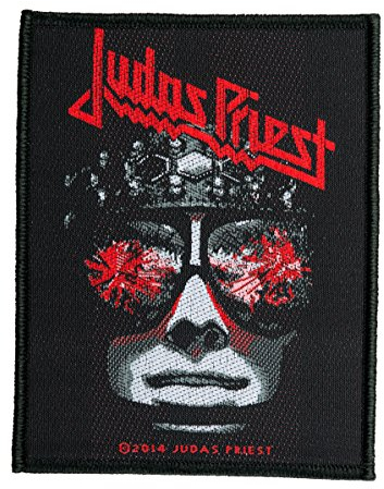 Halle 15 Clothes Judas Priest Aufnäher - Hell Bent For Leather - Judas Priest Patch - Gewebt & Lizenziert !!