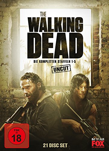 The Walking Dead - Staffel 1-5 Box - Uncut [21 DVDs]