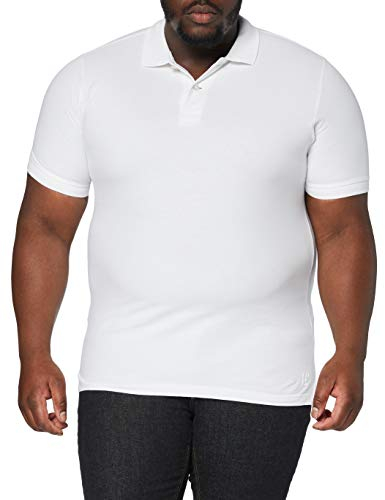 JP 1880 Herren große Größen Übergrößen Menswear L-8XL JP1880 Poloshirt, Basic, Halbarm, Piqué, L bis 10XL schneeweiß 3XL 702560200-3XL