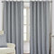 HOMESCAPES Grey Geometric Blackout Curtains Pair Width 167cm (66) x 137cm (54) Drop Genuine 3 Pass Blackout Lining Heavy Weight Jacquard Eyelet Curtain