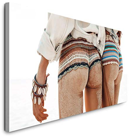 Paul Sinus Art GmbH Hintern von Frauen 120x 50cm Panorama Leinwand Bild XXL Format Wandbilder Wohnzimmer Wohnung Deko Kunstdrucke