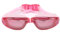Hersvin Schwimmbrille (M/0 bis M/-8,0) UV400 Anti-UV Anti Nebel Schutzbrille für Erwachsene Männer Frauen Kinder (Rosa, M/-4,5)