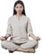 XGYUII Tai Chi Uniform Kleidung Unisex Chinesische traditionelle Baumwolle Seide Stretch Taichi Anzug Tai Chi Übung Taekwondo Training Wing Chun Zen Meditation Kleidung,Khaki,XXL