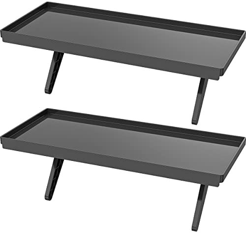 2 Pack Top Shelf TV Mounting Bracket 12 Inch Flat Panel Mount for Streaming Devices, Media Boxes, Speakers and Home Decor