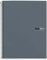 Miquelrius - Notizbuch A4 (210 x 297 mm), Notebook The Original Colours, 80 Blatt 90 g/m² und 1 Farbstreifen, Raster 5 mm, 4-Loch-Stanzung, Hardcover, Farbe Graphit