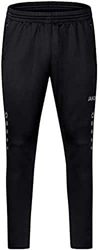 JAKO Kinder Trainingshose Challenge, Schwarz/Steingrau, 140