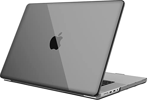 Fintie Hülle Kompatibel mit MacBook Pro 16 (2024-2021) M4 M3 M2 M1 Pro/Max A3186 A3403 A2991 A2780 A2485, Ultradünne Hartschale Schutzhülle Kompatibel mit MacBook Pro 16 Zoll, Grau
