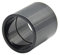 Manguito de PVC, 90 mm x 90 mm, manguito adhesivo de PVC, conector de tubo de PVC, manguito adhesivo por ambos lados, PN 10, diámetro de 90 mm