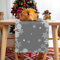 Tischläufer Winterlich, Tischläufer Weihnachten modern in Grau, Tischläufer Weihnachten, Schneeflocke Tischläufer, Graue Weihnachten Tischdecke für Winter Weihnachten (Schneeflocke, 40 x 180 cm)