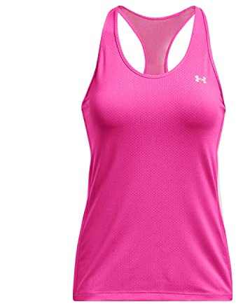 Under Armour Damen HeatGear Armour Racer Tank Weste, Rebel Pink/Irisierend, XS