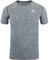 Odlo Herren T-Shirt Crew Neck Shortsleeve Essential Seamless Laufbekleidung Laufshirt Grey Melange - Grau L