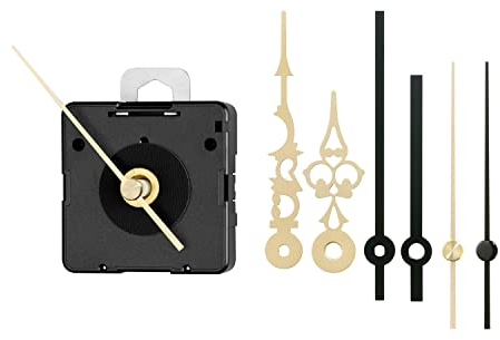 Dugena Quarz-Uhrwerk-Set ME 838, inklusive Zeiger-Set, 1 Stück, zum Einbauen, Größe:ZWL 20.1 mm. standard