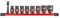 Milwaukee Juego de llaves de vaso de impacto 4932480454 Molibdeno Cromo Acero