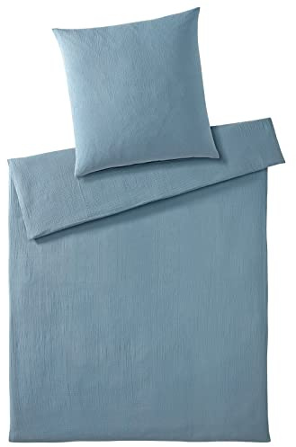 elegante 135x200 cm + 80x80 cm Rauchblau