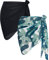 AVAYUU 2 Stück Damen Strand Wrap Sarong Vertuschung Chiffon Badeanzug Kurz Bikini Cover up Wickelröcke Leopard Blätter Kokospalme Sexy Pareos Strandtuch Strandkleid Tücher Sommer L-XXL