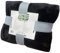 RHP Premium Tagesdecke 180x200 cm Kuscheldecke weich flauschig & gemütlich Sommerdecke Winterdecke für Schlafzimmer & Wohnzimmer Sofadecke Couchdecke Bettüberwurf Bettdecke Wohndecke (Schwarz)