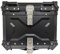 ROMOZ 30L/36L/45L/55L/65L Motorrad-Topcase, Aluminium Universal Motorrad Heckbox Kofferraum Tour Lagerung für Helm Gepäck, Wasserdicht Motorrad Top Box mit Rückenpolster Black,36L