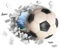Fußball-Wandaufkleber, 3D-Fußballtapete für Jungenzimmer, Vinyl-Fußball-Wandkunst-Aufkleber für Jungen-Schlafzimmer-Spielzimmer-Wohnzimmer-Fenster-Tür-Dekoration