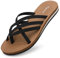 Ripord Damen Zehentrenner Flip Flops Sandalen Modischer Weicher Komfort Größe 36-41