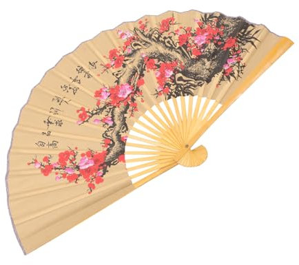 Alipis Abanico Colgante Decorativo Colgante Pared Papel Gigante Ventiladores Pared Ventilador Mano admirador Abanico Chino Boda Este Mano Estilo Japonés