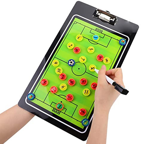 Fußball-Coaching-Tafel, Fußball-Fußball-Magnettafel für Wettkampftraining, Lehr- und Coaching