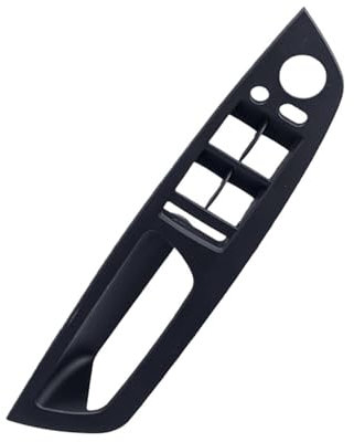 Car Inner Door Handle Armrest For BMW X5 E70 X6 E71 Car Driver Side Door Inner Panel Window Switch Panel Frame Armrest Handle Pull Trim Cover Car Inner Handle(High-Black)