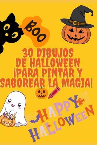 30 DIBUJOS DE HALLOWEEN: ¡PARA PINTAR y SABOREAR LA MAGIA!