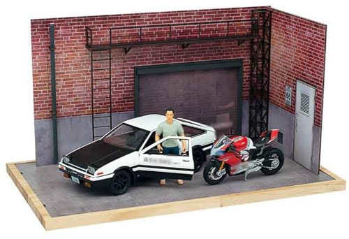 Car Garage Modello 1:18 simulato Fabbrica Industriale Vita Reale Modello di Auto in Lega Ornamenti di stoccaggio e Decorazione