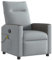 vidaXL Massagesessel Hellgrau Stoff, Massage TV-Sessel, Sessel mit Massagefunktion, Fernsehsessel, Massage Fernsehsessel, TV-Sessel, Sessel