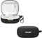 carinacoco Funda de silicona para JBL Wave Flex 2 con mosquetón, suave y flexible, ultrafina, a prueba de golpes, delgada, anticaídas, para JBL Wave Flex 2, color negro
