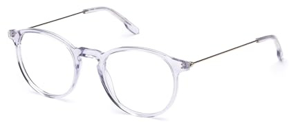 Johnny Loco Brille – Modell Atticus 123 Crystal/Gold – Unisex-Design aus hochwertigem Acetat und Rostfreiem Stahl
