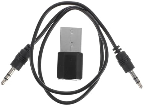 Uonlytech USB-Audio-empfänger mit -aux-anschluss für Heim-Stereo-systeme Lautsprecher und Verstärker Drahtlose Musikübertragung von Smartphone oder Tablet Schwarz