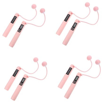 TOYANDONA 4 Pares De Cuerdas De Saltar Inteligentes con Contador Cuerda Gruesa Cuerda Inteligente con Contador Cuerda De Saltar para Fitness para Adultos Cuerda con Peso Cuerda De