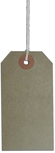 50 Buff Strung Tags 96mm x 48mm