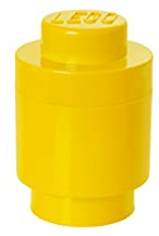 STORE Giant Lego Storage Brick - Round (Yellow)