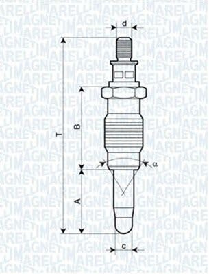 Magneti Marelli 062900005304 Glühkerze