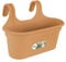elho Green Basics Easy Hanger L 35 - für Innen & Außen - Ø 36.0 x H 26.0 cm - Braun/Mild Terra