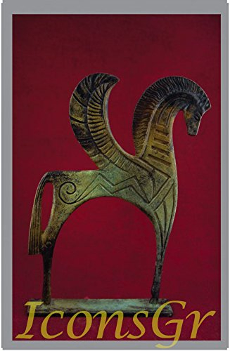 IconsGr Antike griechische Bronze Museum Statue Replica von Pegasus (1174)