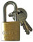 ABUS AB60/50HB50 Vorhängeschloss, Golden