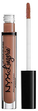 NYX Professional Makeup Lip Lingerie Liquid Lipstick, Creamy and Matte Finish, Long Lasting, Vegan Formula, Shade: Push