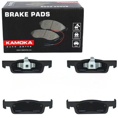 KAMOKA Bremsbelagsatz, Scheibenbremse JQ101296 Vorderachse | Kompatibel mit: DACIA LOGAN II, LOGAN MCV II, SANDERO II, RENAULT CLIO IV, CLIO IV Kasten/Schrägheck, LOGAN I Kombi