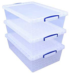 Really Useful 43 Litre Storage Boxes - Set of 3