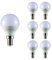 TEKLED® P45 Golf Ball LED Bulbs | E14 Small Edison Screw | Energy Saving 6W Light Bulb 50W Incandescent Bulb Equivalent | 4000K 560LM NONDIMMABLE | 6-Pack | Cool White