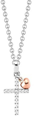 NANA KAY Sweet Talisman Halskette Kreuz 925´er Sterling Silber mit Zirkonia besetzt ST1030